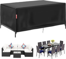 Abdeckung Gartenmöbel Winterfest 420d Oxford Wasserdicht 180x180x74CM
