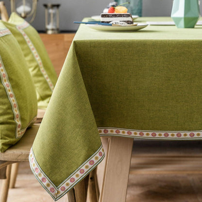 Rechteckige Tischdecke 130x300cm – Wasserabweisend & Abwaschbar