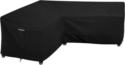 Dokon Gartenmöbel Abdeckung L Form 420D Oxford Gewebe 255x255x87x80cm