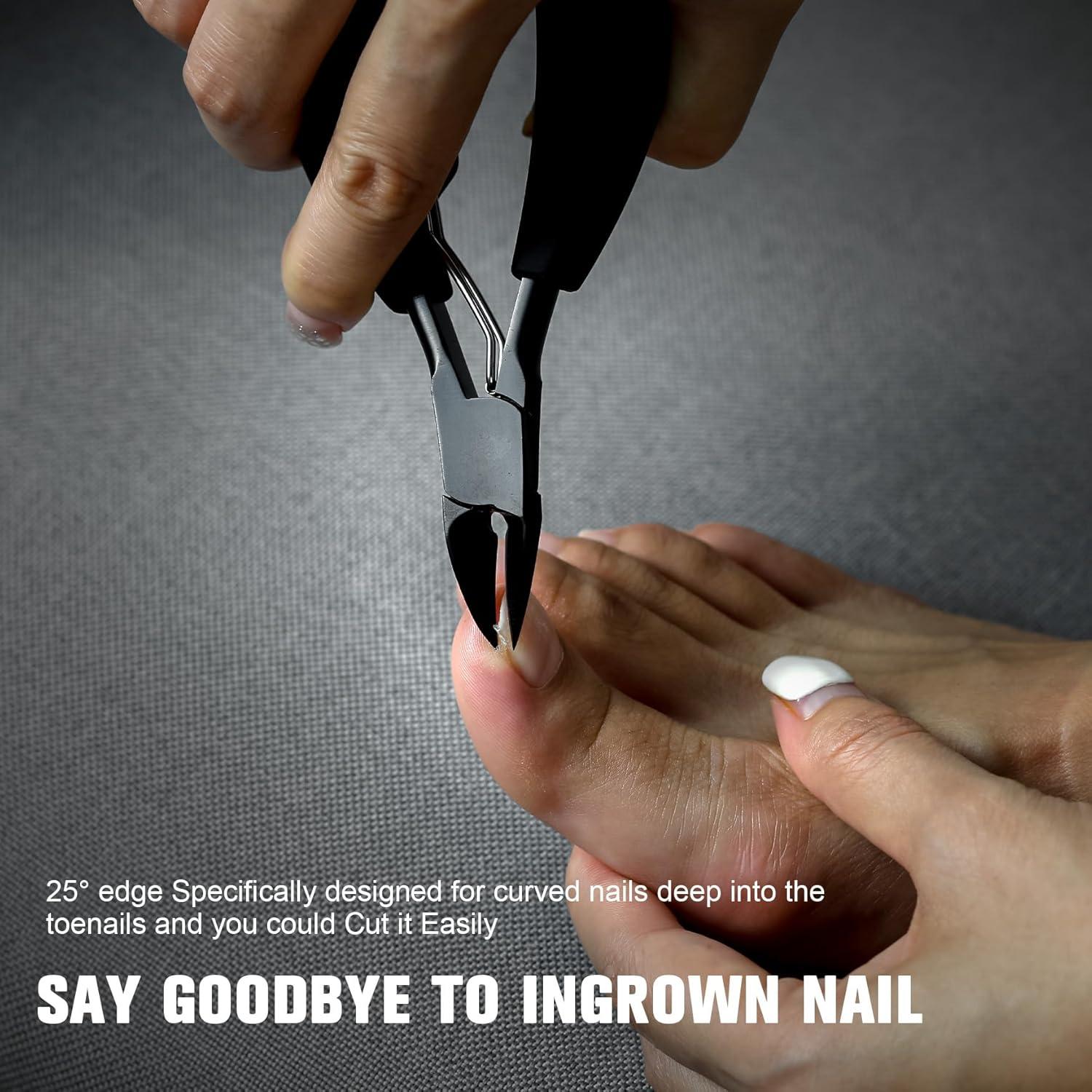 Nagelknipser Set Nagelschere 2 Stk. Fingernagel Knipser Fußnagelzange