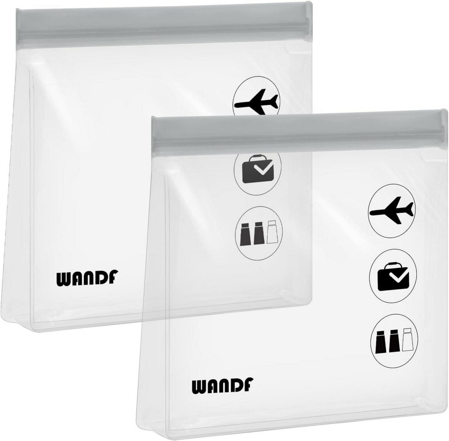 Transparenter Kulturbeutel für Flüssigkeiten, 20x20cm (2