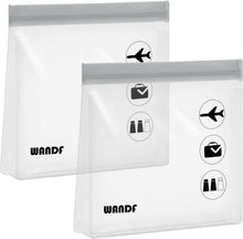 Transparenter Kulturbeutel für Flüssigkeiten, 20x20cm (2