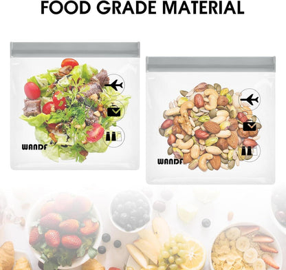 Transparenter Kulturbeutel 20x20cm Handgepäck-Reisezubehör 2er Pack Grau