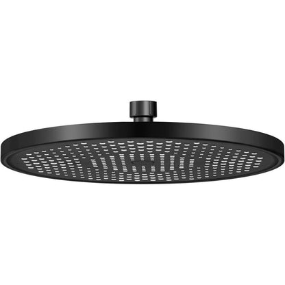 Regendusche 26cm Schwarz – Wassersparende Duschbrause