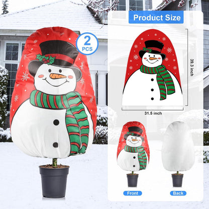 Frostschutz Überwinterungszelt 2 Stück 70g/m² für Pflanzen 80×100cm