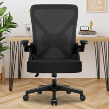 Ergonomischer Bürostuhl mit Wippfunktion bis 125°, Schwarz