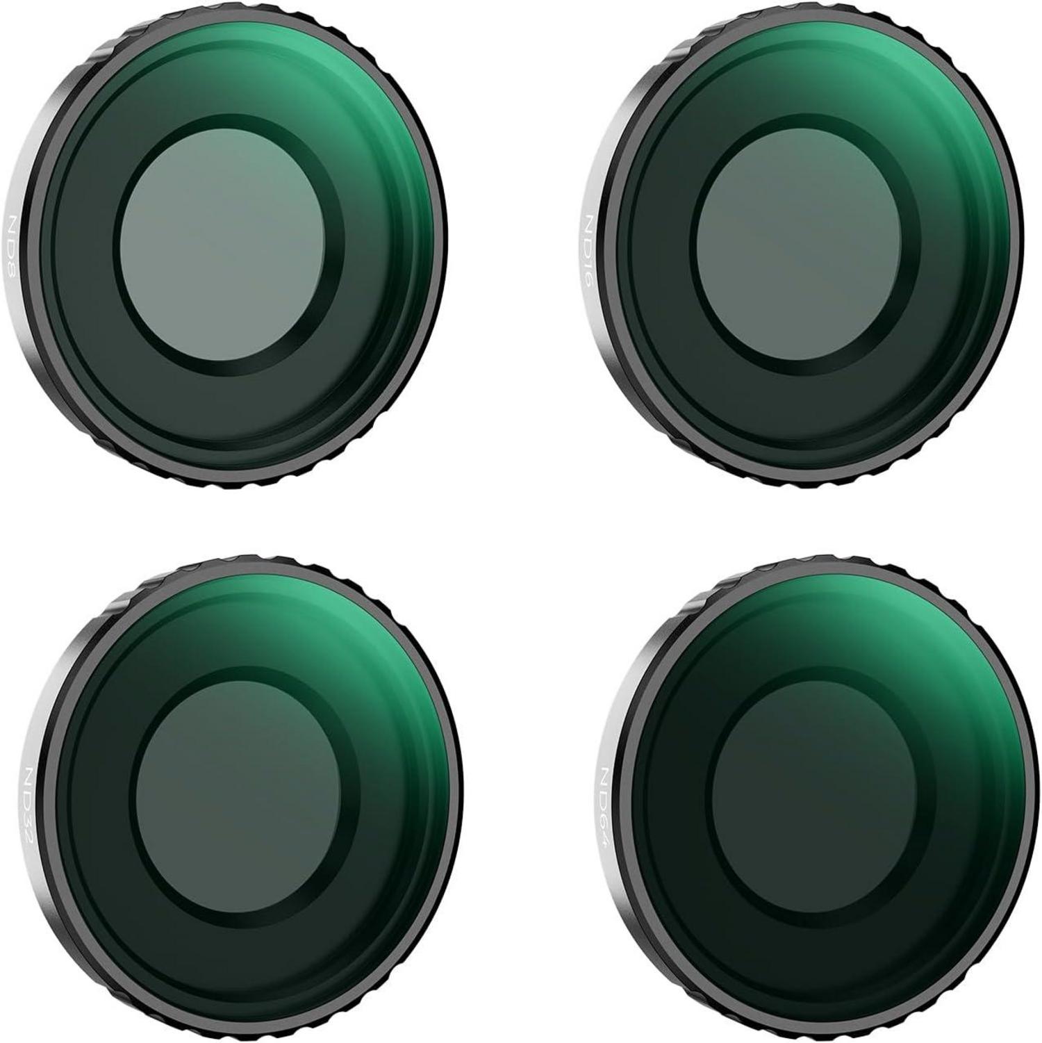 ND Filterset 4er Pack ND8 ND16 ND32 ND64 für DJI Osmo Action 4