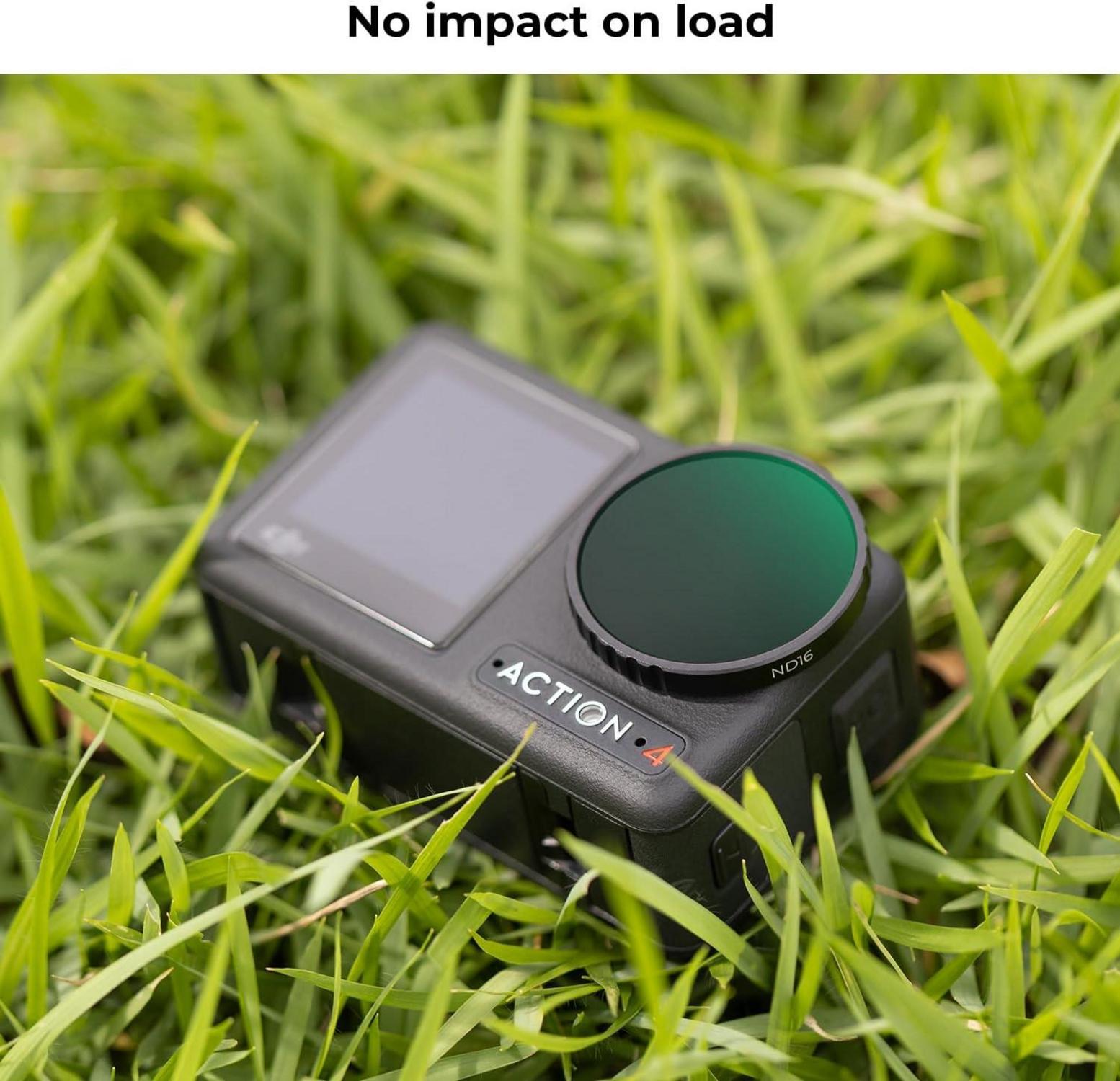 K&F Concept ND Filtersets ND8 ND16 ND32 ND64 kompatibel mit DJI Osmo Action 4