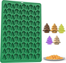 Weihnachts-Silikonform 100 Mulden Mini-Weihnachtsbaum Süßigkeiten
