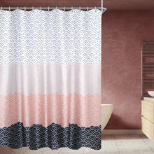 Duschvorhang Blume Antischimmel Wasserdicht Textil 150x180cm
