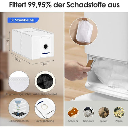 Deebot T20e OMNI Zubehör set 6 Beutel 4 Wischtücher 2 Filter