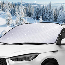 Frontscheibenabdeckung Auto Winterschutz Faltbar Abnehmbar