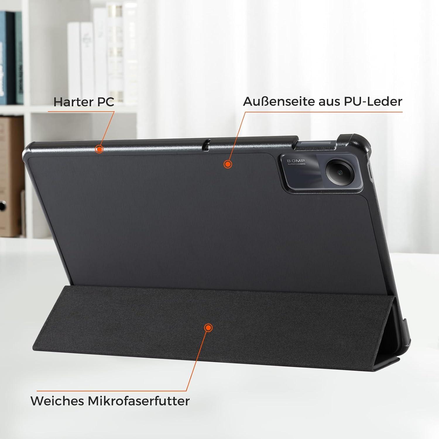 Hülle für Xiaomi Redmi Pad SE 11 Zoll - Schlankes Smart Cover - Schwarz