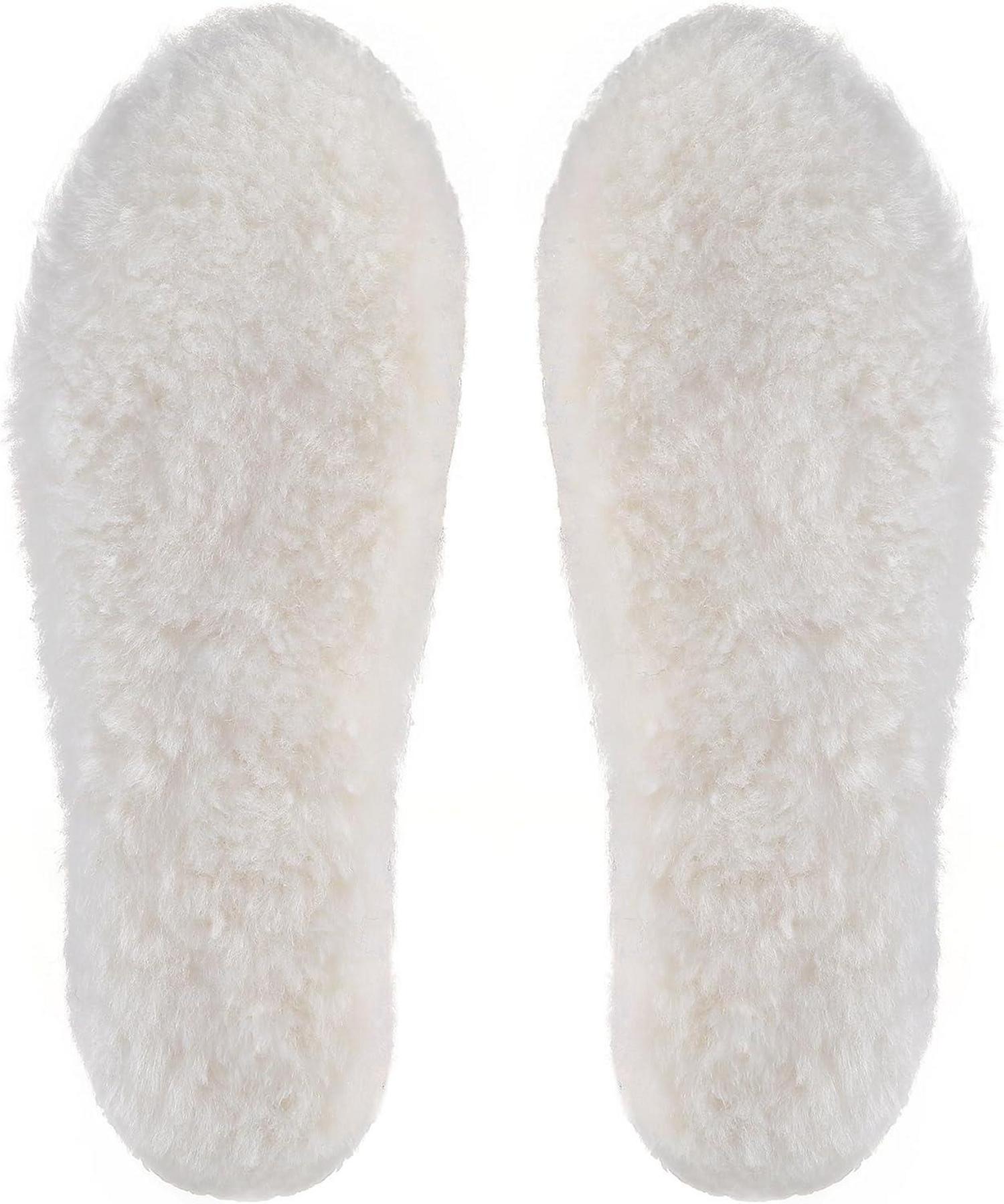 Lammfell Einlegesohlen Winter Warme Schuheinlagen Gummistiefel