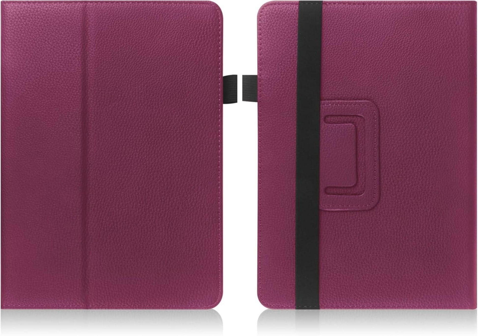 Universal Tablet Hülle 7-8 Zoll Schutzhülle Ständer Handschlaufe Violett