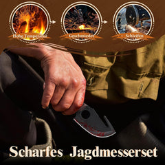Jagdmesser Aufbrechmesser Feststehende Klinge Skinner