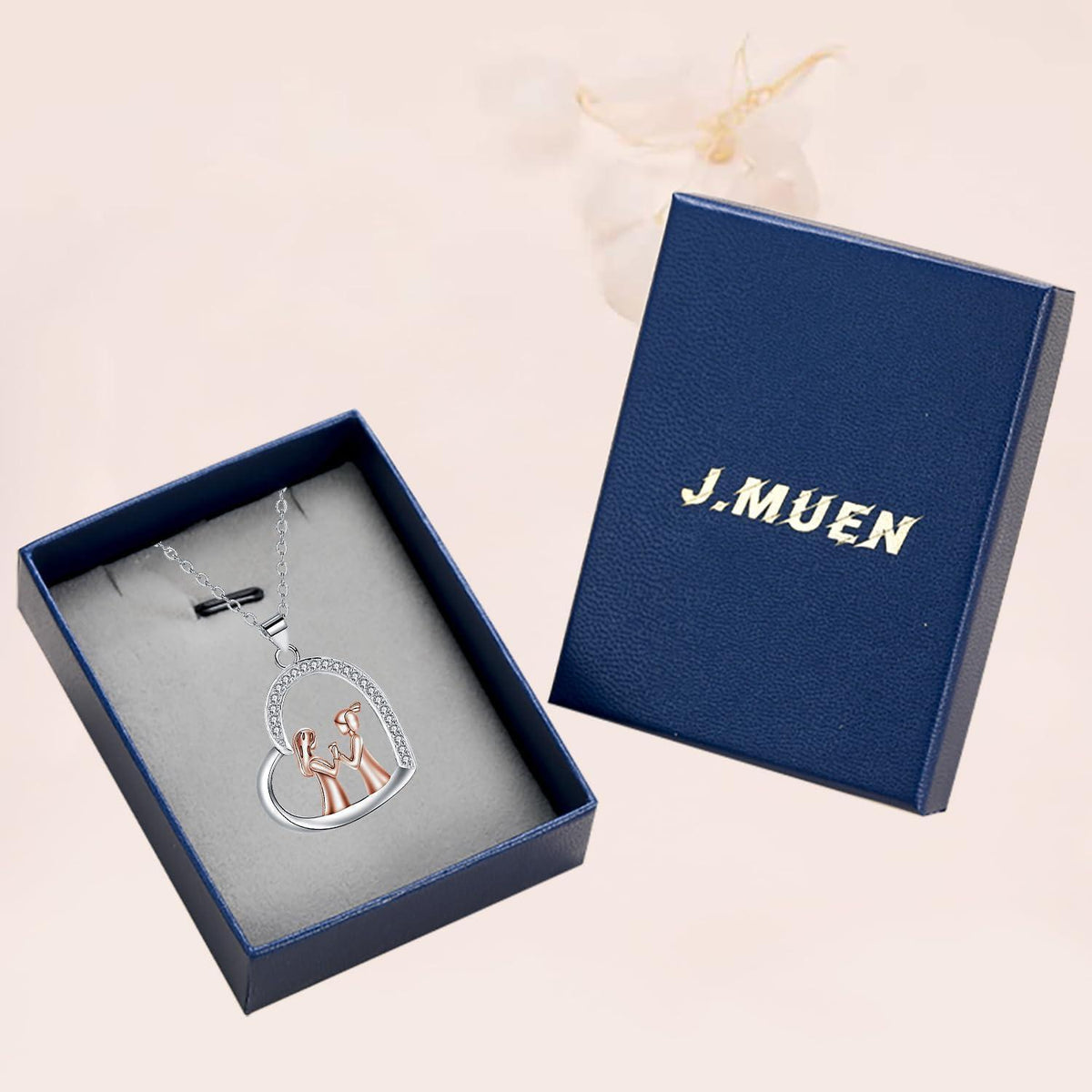 925 Sterling Silber Halskette für Schwestern, verstellbar