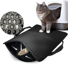 Katzenklo Matte Honeycomb Doppelschicht wasserdicht Urin Proof 45x60cm