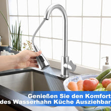 Küchenspüle Edelstahl Mischbatterie 360° Schwenkauslauf