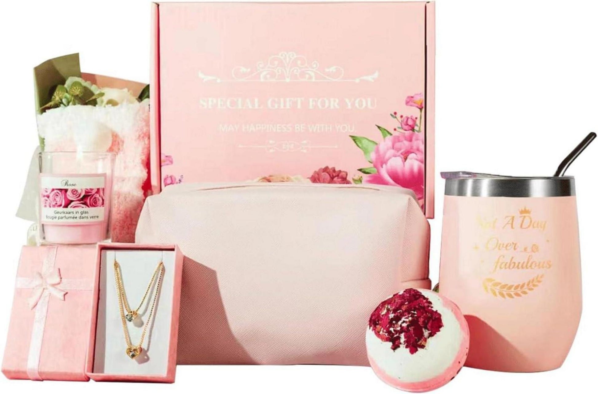 Lavendel Spa Geschenkbox für Frauen, Bad und