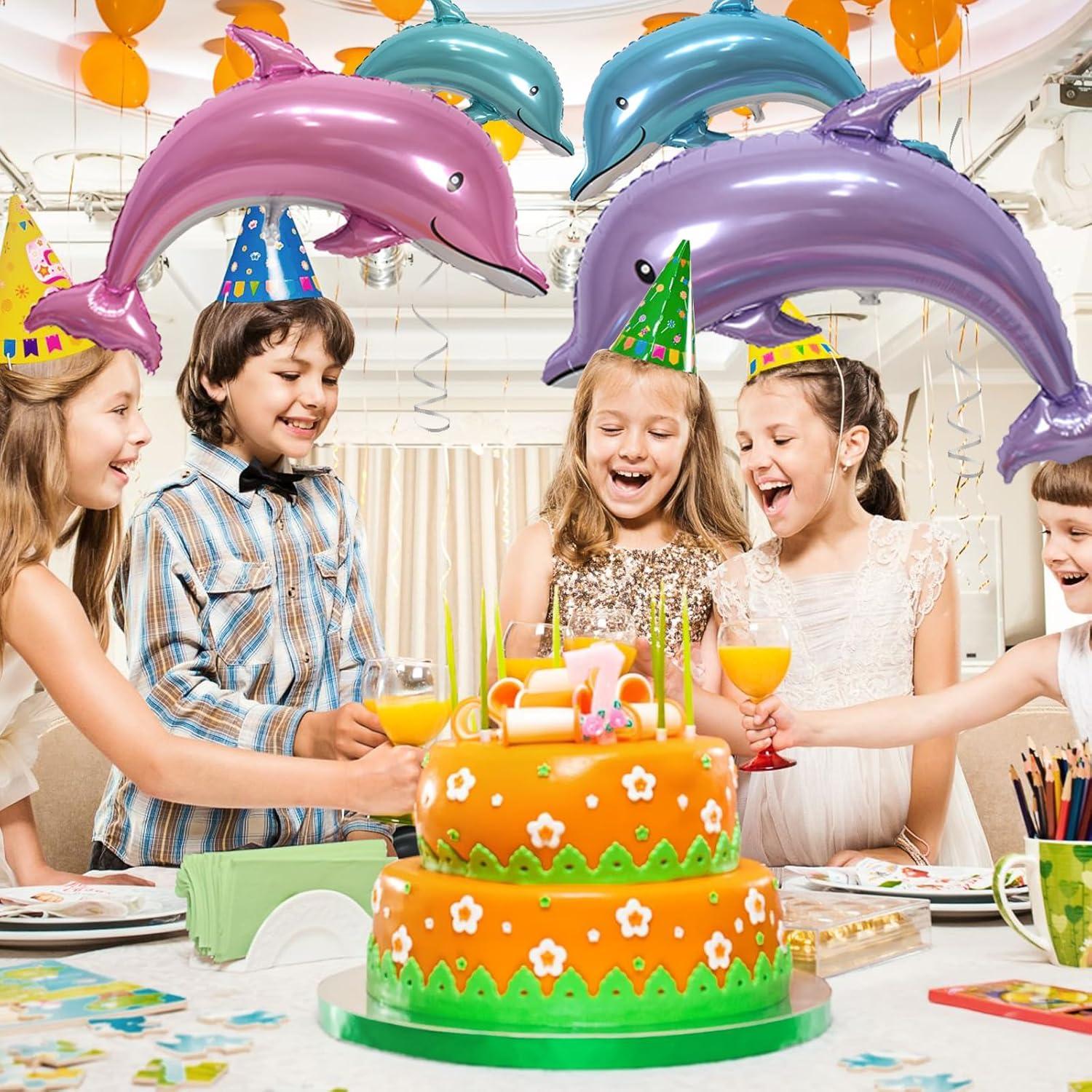 Meerestiere Folienballon Set Unterwasserwelt Kindergeburtstag