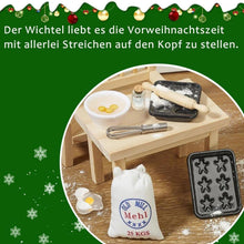 Miniatur Wichtel Zubehör Set Backen Weihnachten Puppenhaus