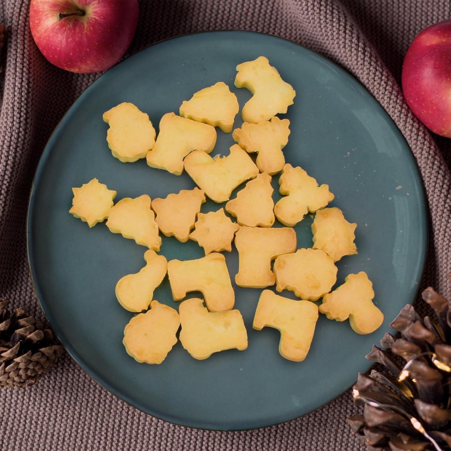 Weihnachten Silikon Schokoladenform Xmas Element Backform Cookies Süßigkeiten