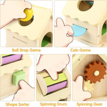 Montessori 5in1 Holzspielzeug ab 1 Jahr Motorik Geschenk