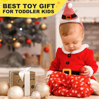 Montessori 5in1 Holzspielzeug ab 1 Jahr Motorik Geschenk