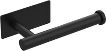 Selbstklebender Toilettenpapierhalter Edelstahl Schwarz
