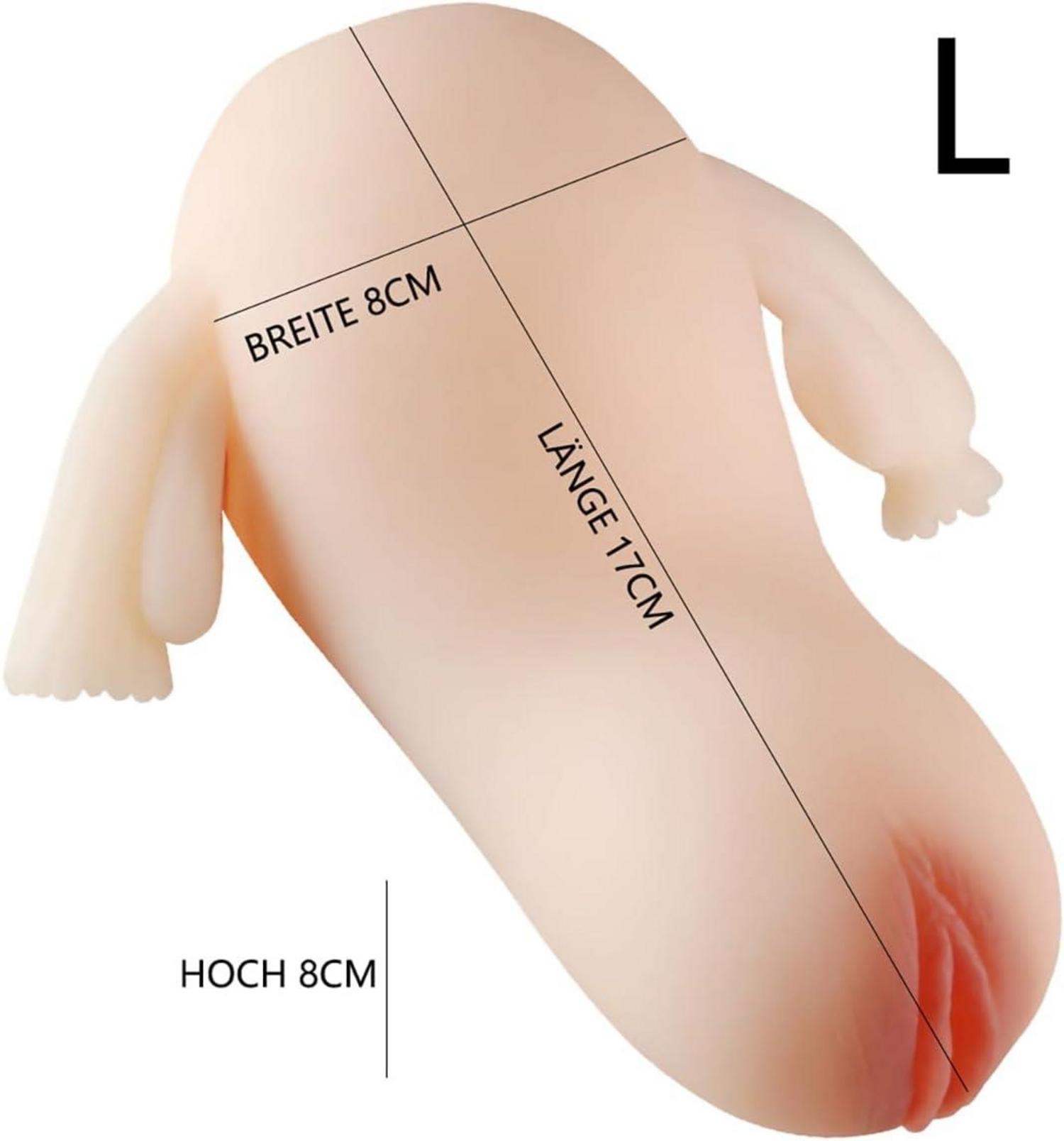 Realistischer Masturbator Taschenmuschi 3D Simulation Vagina Klitoris Anal Sexspielzeug
