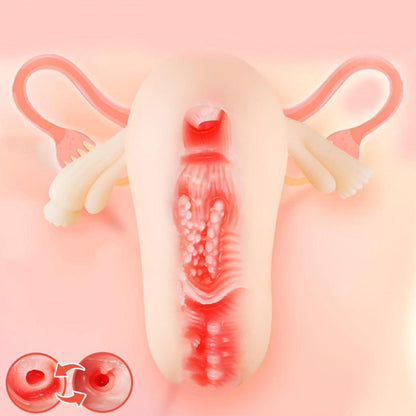 Realistischer Masturbator Taschenmuschi 3D Simulation Vagina Klitoris Anal Sexspielzeug
