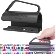 Geschenkpapier Cutter Weihnachten Geburtstag Schwarz