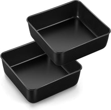 TEAMFAR Eckige Auflaufform 2er Set Edelstahl Antihaftbeschichtet