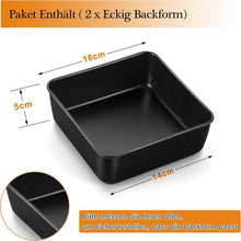TEAMFAR Quadratische Edelstahl Auflaufform 2er Set 15cm