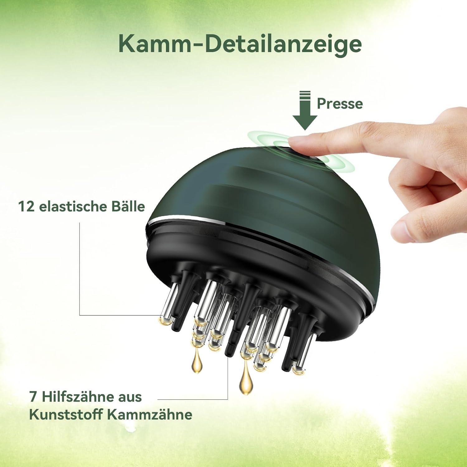 Rosmarinöl Haare 120ML Applikator Flasche Massagebürste Haaröl Haarwachstum