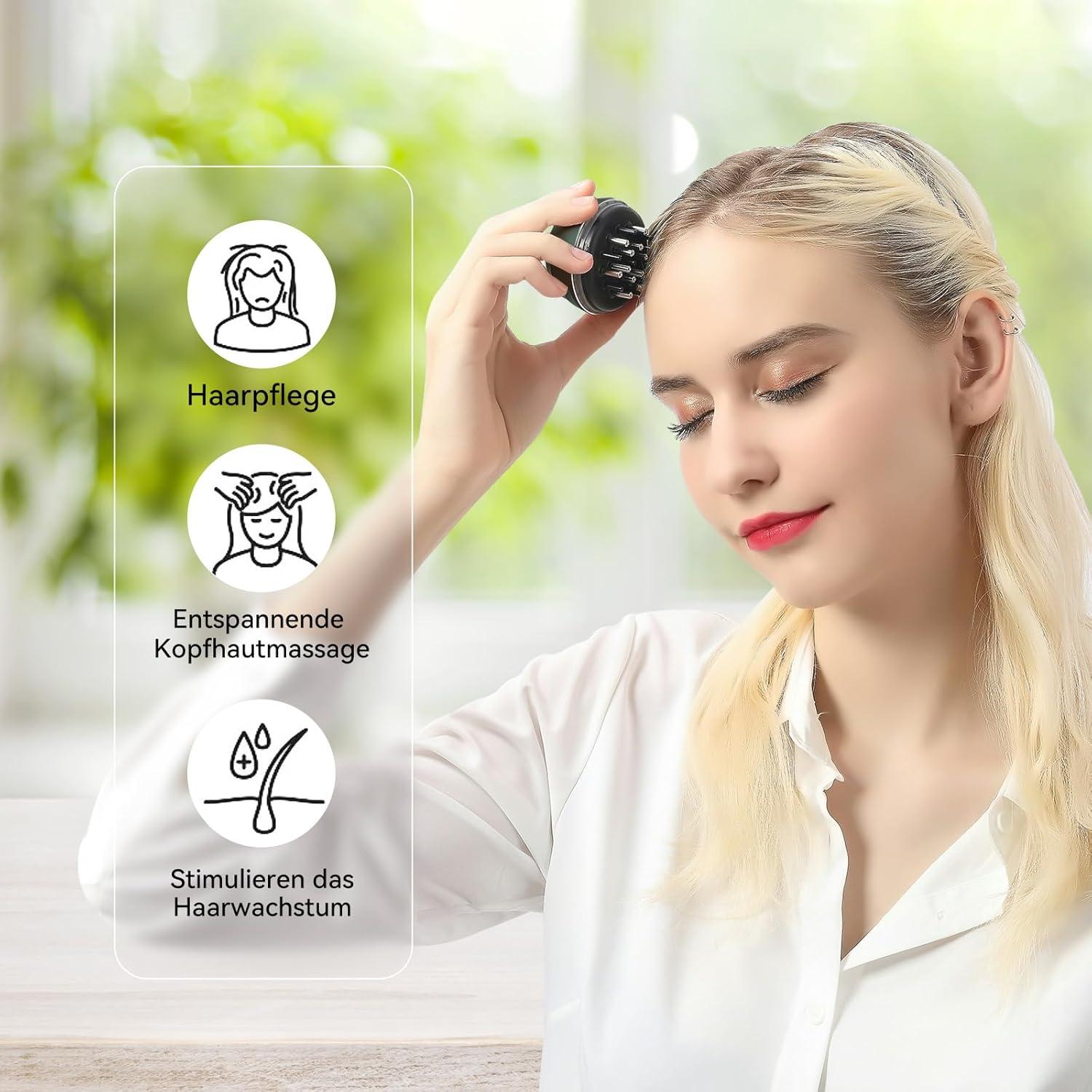 120ML Rosmarinöl Haarbehandlungsset mit Applikator Flasche und Massagebürste