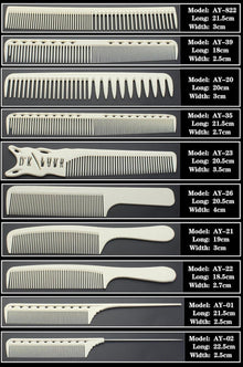Professionelle Hitzebeständige Carbon Haarkamm Set 8-teilig