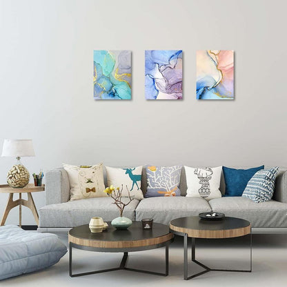 Abstrakte Wandbilder 40L x 30B cm - Wohnzimmer Schlafzimmer