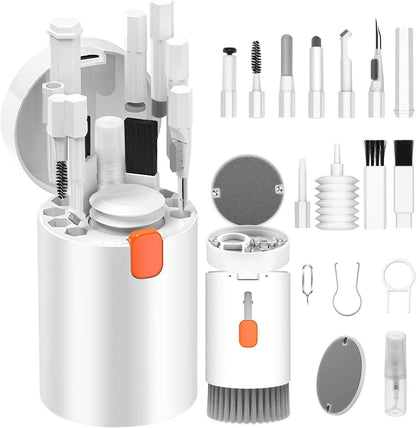 20-in-1 Elektronik Reinigungsset mit Bürste und Zubehör