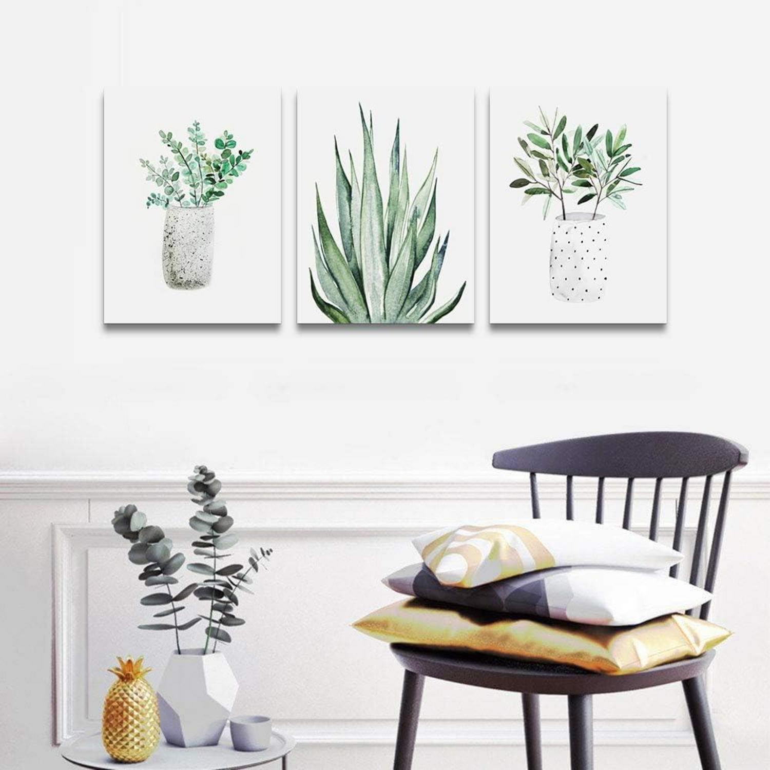 Aloe Vera Wandbilder Grüne Pflanzen Bilder Leinwand Kunst Wohnzimmer