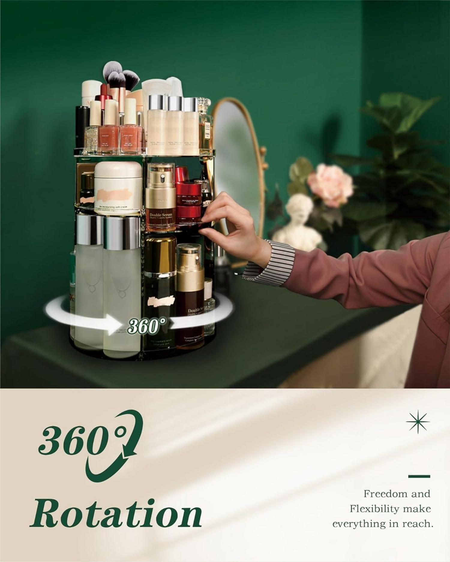 Make Up Organizer 360° Drehung Kosmetische Aufbewahrungsbox