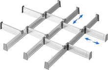 Schubladentrenner Organizer Aluminiumlegierung Ordnungssystem