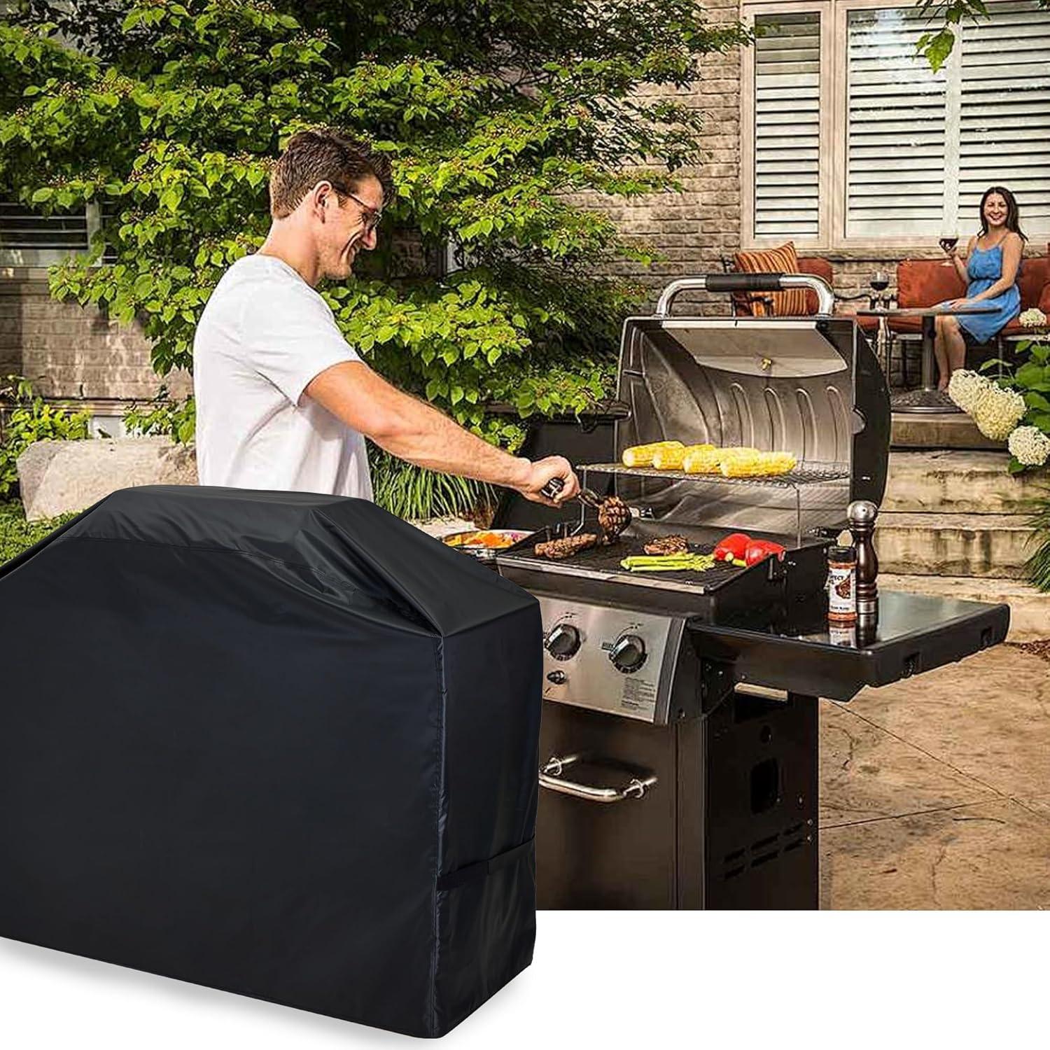 Grillabdeckung Gasgrill 420D Oxford-Stoff UV-Beständig 190x71x117 cm