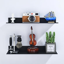 Duschablage Schwarz Metall Wandregal Badezimmer 30cm Set 2er