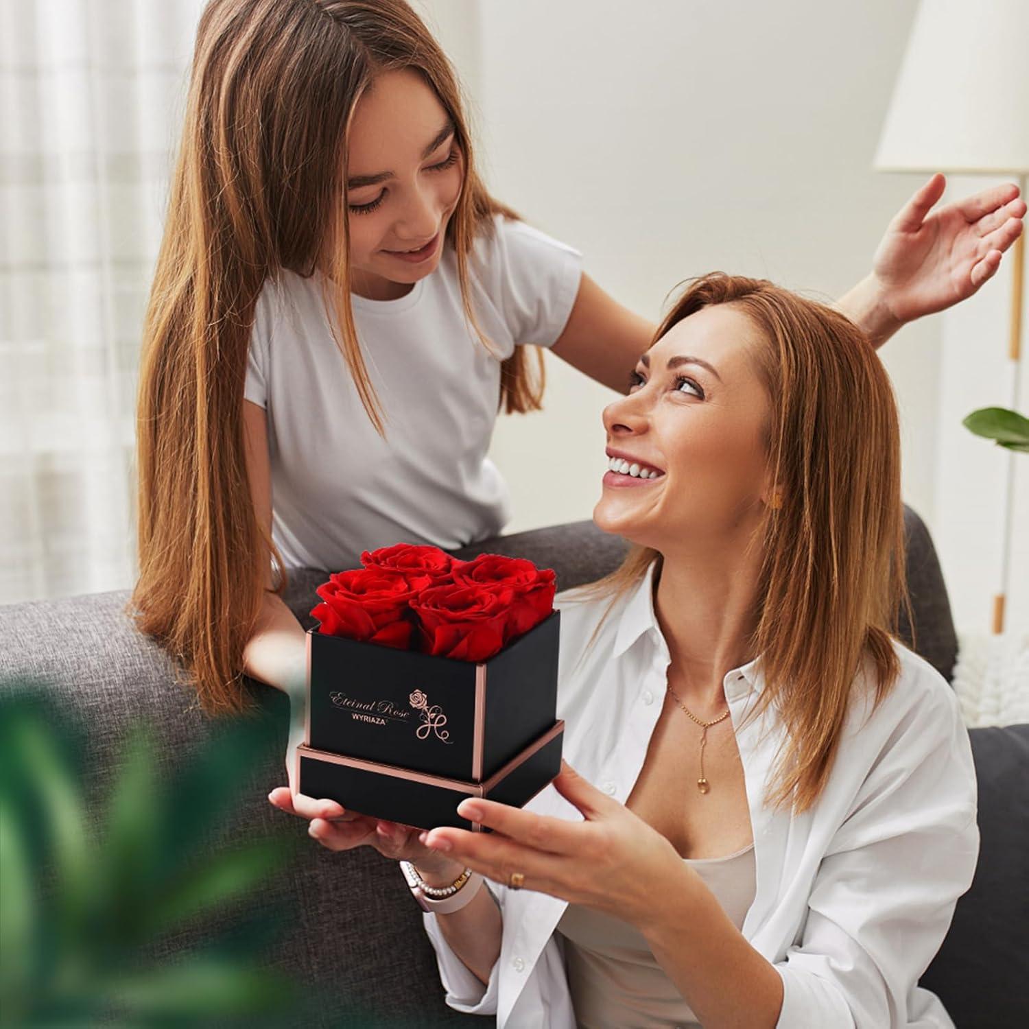 Infinity Rosenbox Geschenke Frauen Mama Freundin Weihnachten Valentinstag