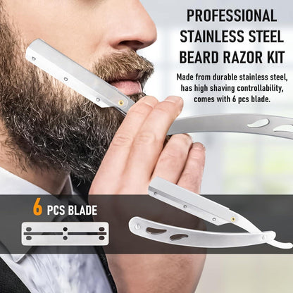 11 in 1 Bartwachstumsset Männer Geschenke Bartpflege Set