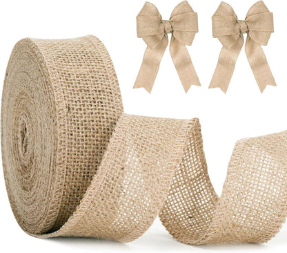 Juteband 4cm Breit Burlap Vintage Geschenkband 10M