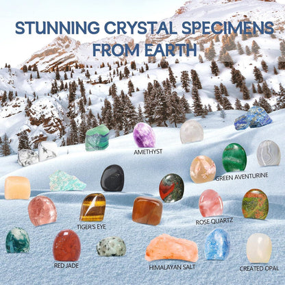 2024 Weihnachtskristall Adventskalender: Edelsteine