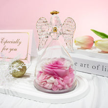 Ewige Rose Engel Figur Geschenkbox Weihnachtsgeschenk Frauen
